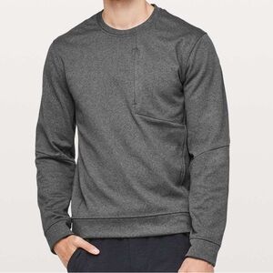 Lululemon City Sweat Crew Thermo Sweatshirt Sweater Heather Gray